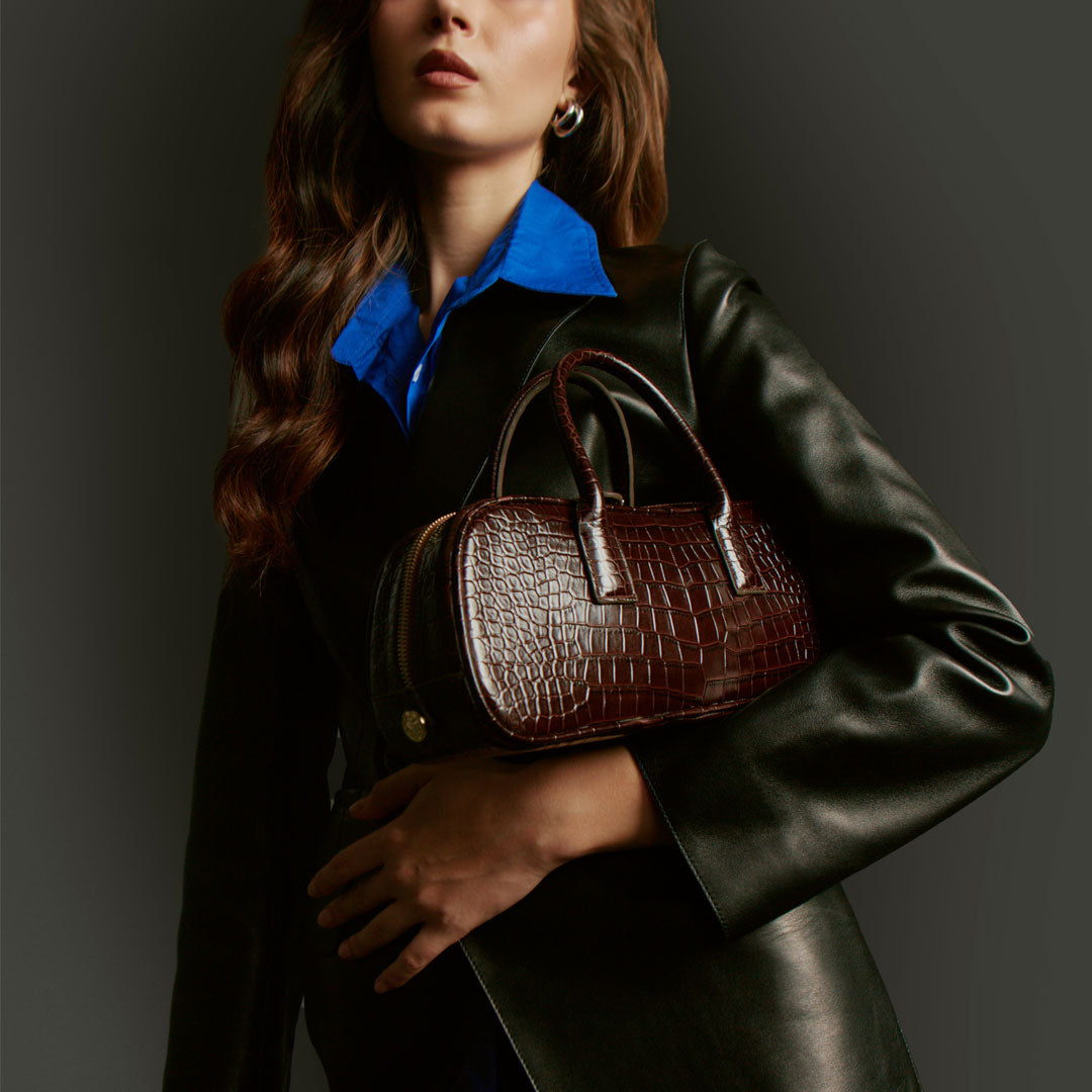 LUCCA STRETCH CEDAR BROWN