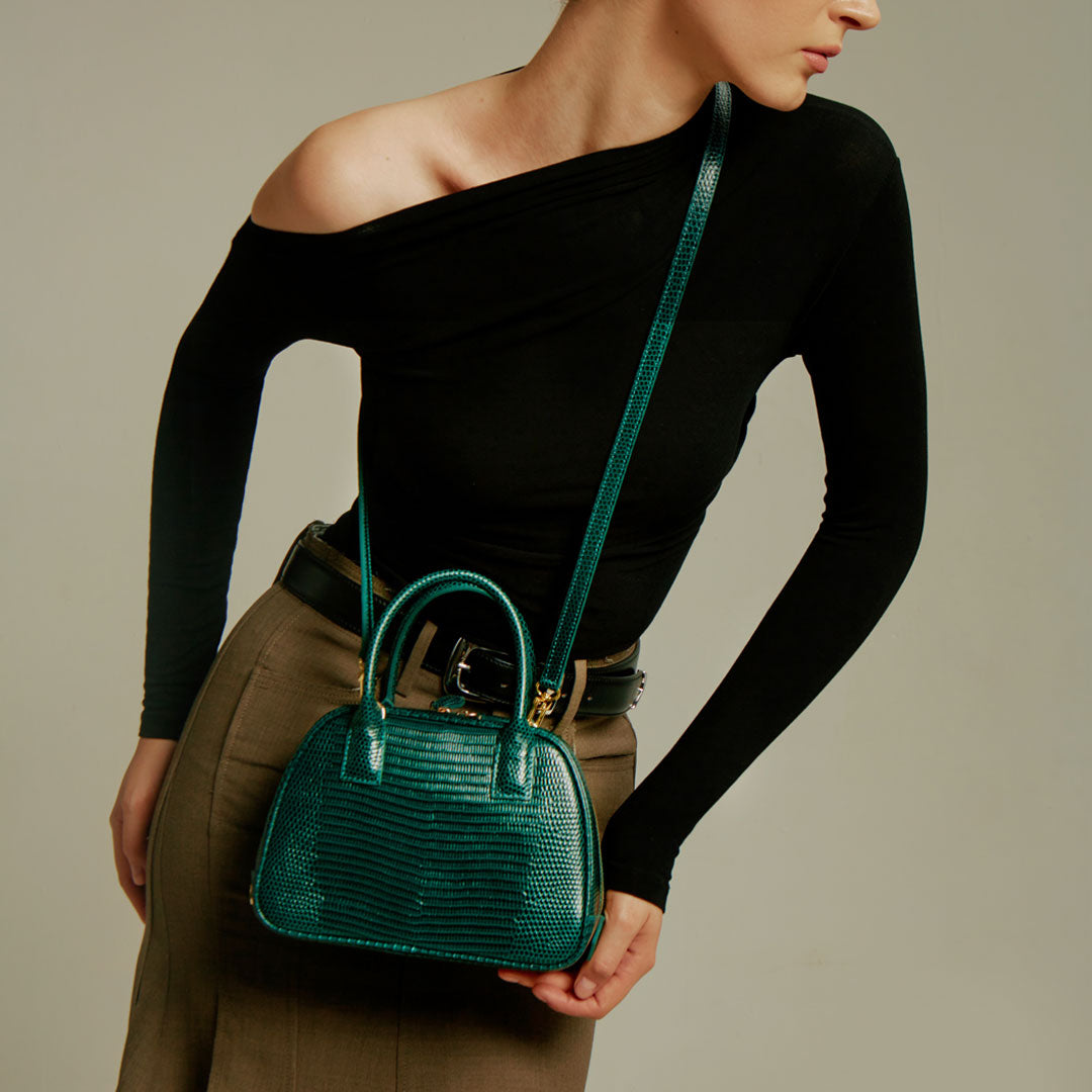 LUCCA LIZARD DARK GREEN